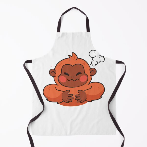 Item preview, Cute Angry Monkey Cartoon designed and sold by 1234saad.