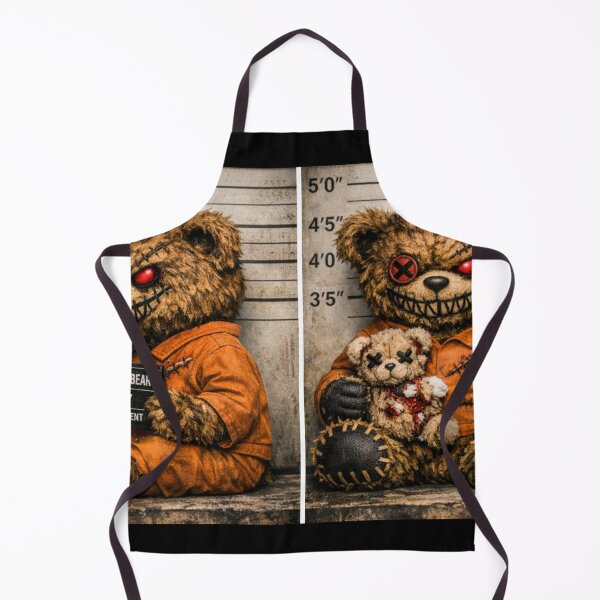 Item preview, Original Death Bear In Police Photo Shot With Dead Teddy designed and sold by Gunnar Hermansen.