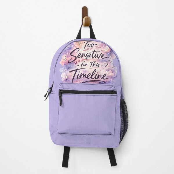 Item preview, Too Sensitive for This Timeline – Soft Aesthetic Watercolor Quote designed and sold by StickyDelights.