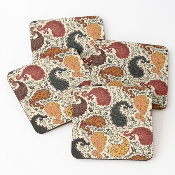 Item preview, Bold Luxury Paisley Pattern on Cream designed and sold by artievarudzite.