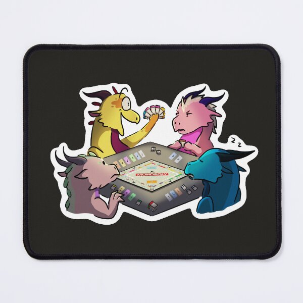 Item preview, Dragons Playing a Board Game designed and sold by Addi Does Art.