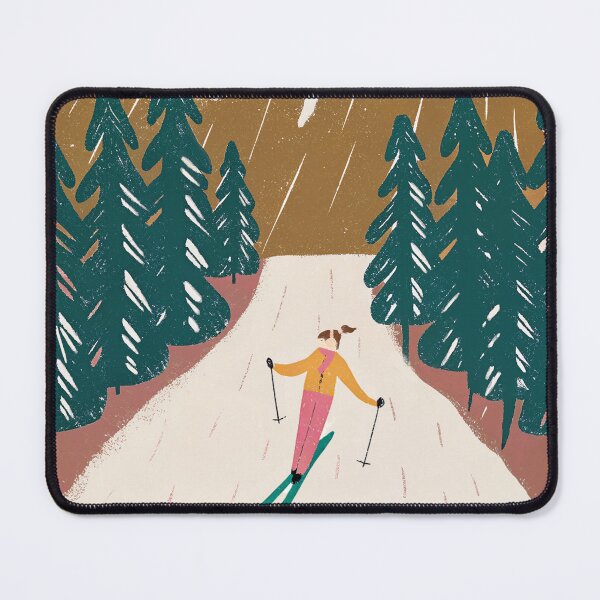 Item preview, Ski You Later Retro Winter Illustration designed and sold by Kunst&Kontrast.