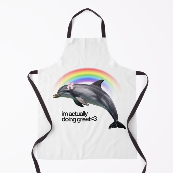 Item preview, Funny Dolphin - Cute Meme Style designed and sold by lydsshop.
