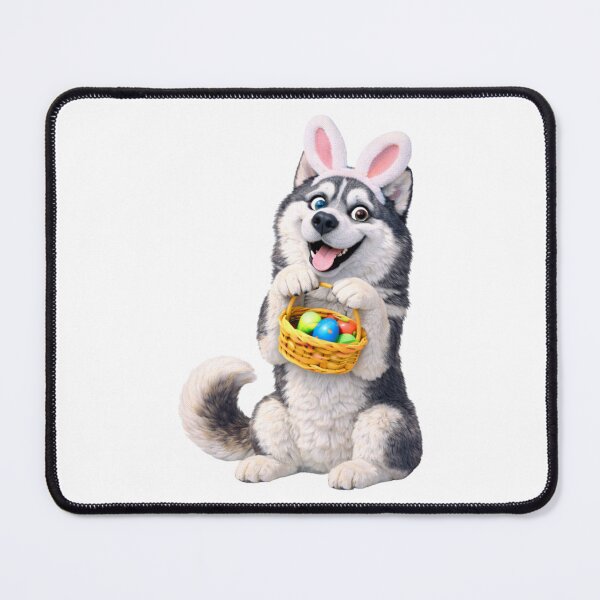 Item preview, Easter Siberian Husky designed and sold by Sillytoe.