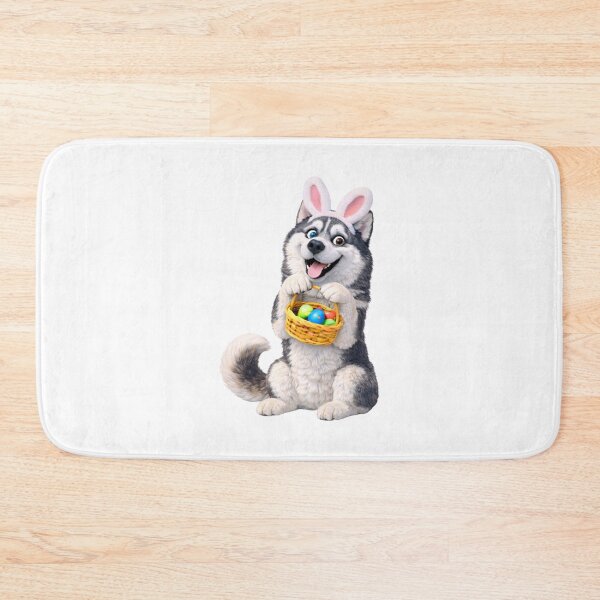 Item preview, Easter Siberian Husky designed and sold by Sillytoe.