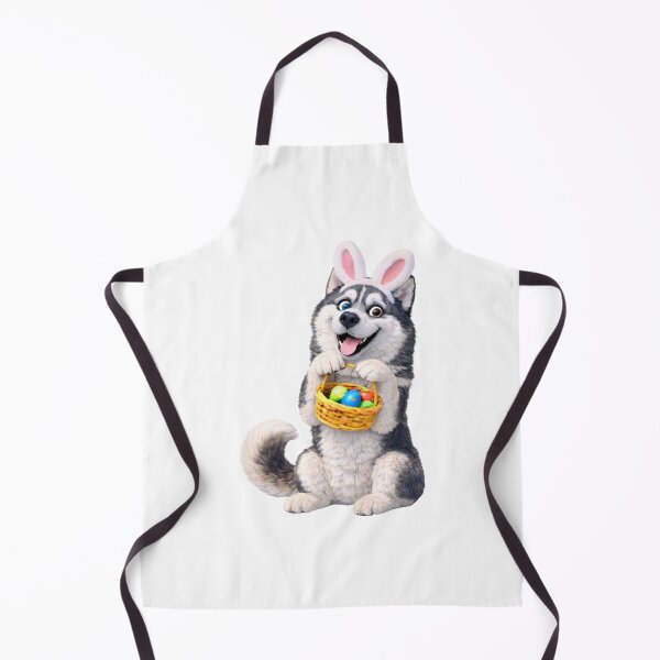 Item preview, Easter Siberian Husky designed and sold by Sillytoe.