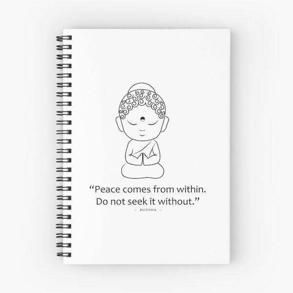 Item preview, Little Buddha with motivational quote designed and sold by Shawlin Islam.