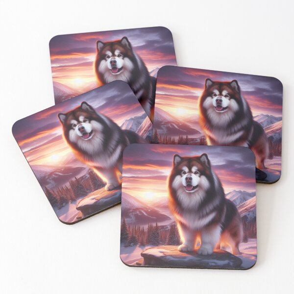 Item preview, alaskan malamute wilderness design designed and sold by Dogandesighn.