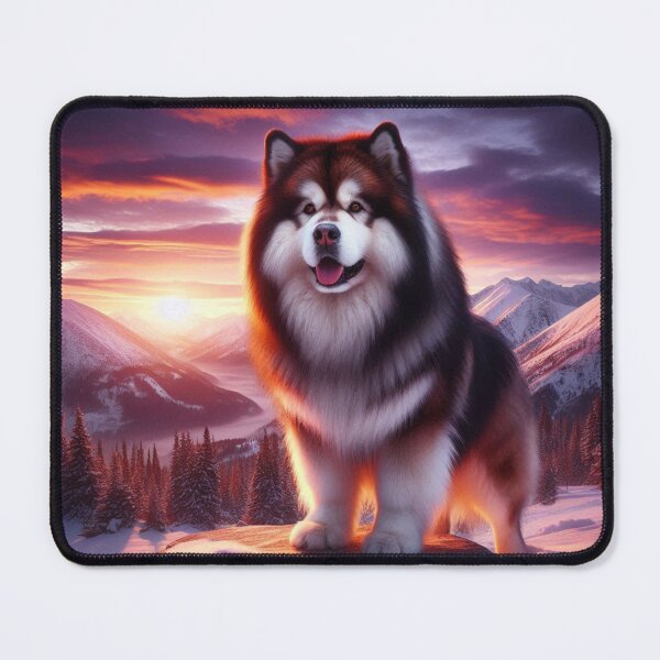 Item preview, alaskan malamute wilderness design designed and sold by Dogandesighn.