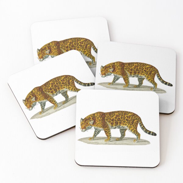 Item preview, Antique print of a painted jaguar designed and sold by stevepaint.