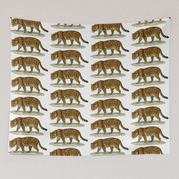 Item preview, Antique print of a painted jaguar designed and sold by stevepaint.