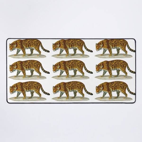 Item preview, Antique print of a painted jaguar designed and sold by stevepaint.