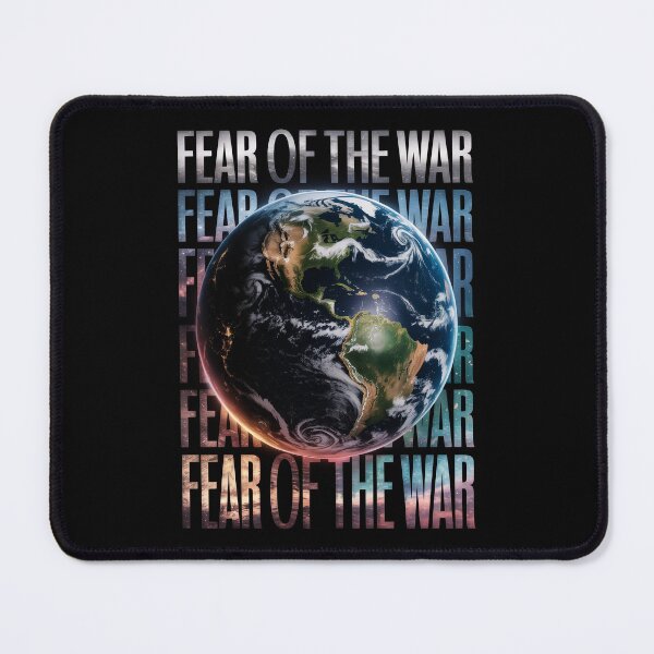 Item preview, Fear of War Earth Peace Anti-War Statement Design designed and sold by cabana.space.