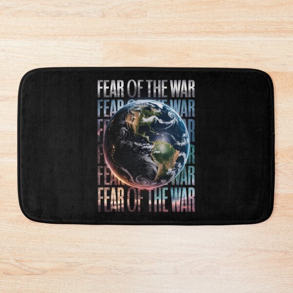 Item preview, Fear of War Earth Peace Anti-War Statement Design designed and sold by cabana.space.