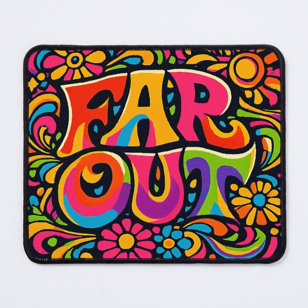 Item preview, Far Out - Groovy 70s Psychedelic Retro Hippie Art designed and sold by Far Out Goods.