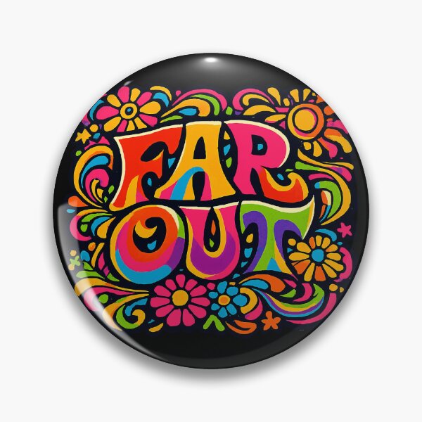 Item preview, Far Out - Groovy 70s Psychedelic Retro Hippie Art designed and sold by Far Out Goods.
