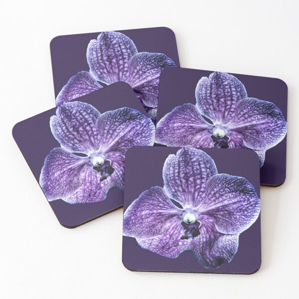 Item preview, Purple Orchid Macro Photography – Elegant Botanical Flower Art designed and sold by Artondra Hall.
