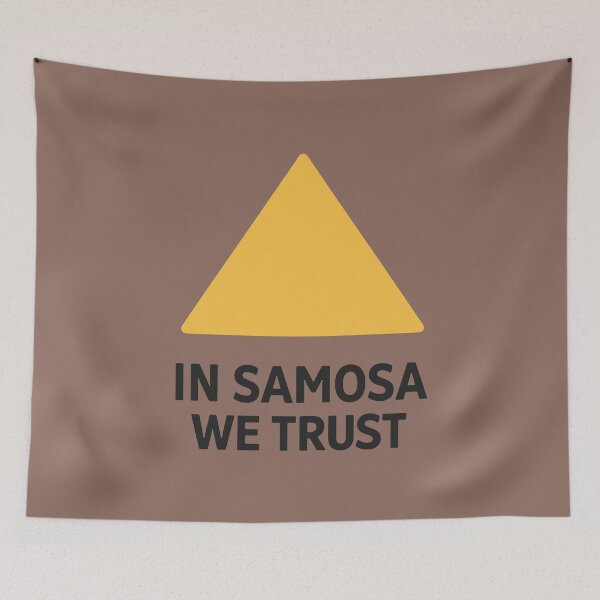 Item preview, In Samosa We Trust Minimalist Ramadan Gift designed and sold by xmoudx.