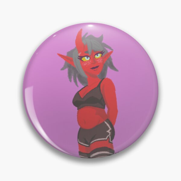 Item preview, Peaceful Daemon Pinup designed and sold by Jalex-comics.