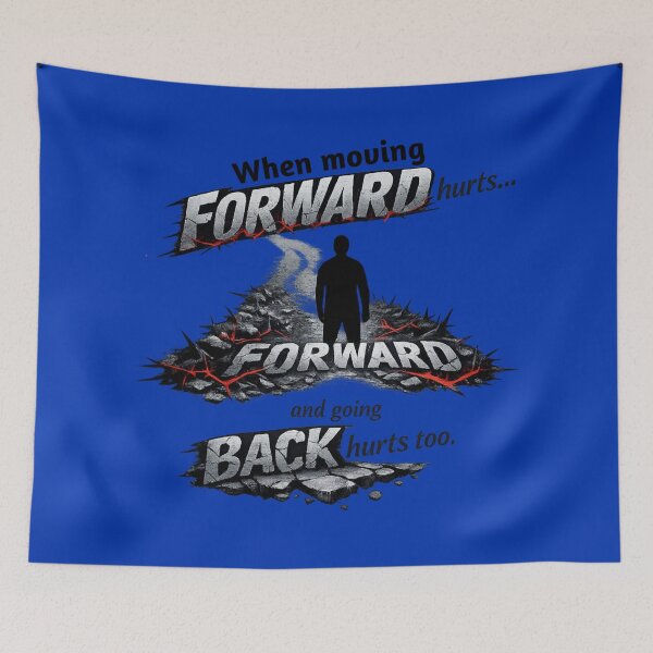 Item preview, When Forward Hurts and Back Hurts Too – Painful Crossroads Design designed and sold by hdraHdra.