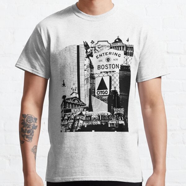 Boston scenes and sights collage Classic T-Shirt