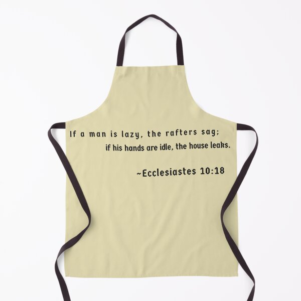 Item preview, Ecclesiastes 10:18 designed and sold by CrackedTuskTees.