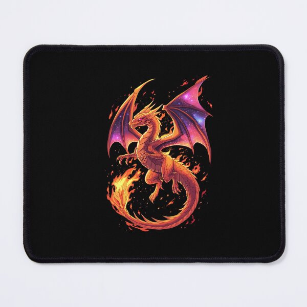 Item preview, Fire Dragon with Cosmic Wings designed and sold by SOUFIANE1991.