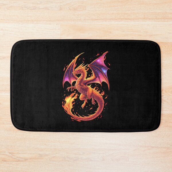 Item preview,  Fire Dragon with Cosmic Wings designed and sold by SOUFIANE1991.