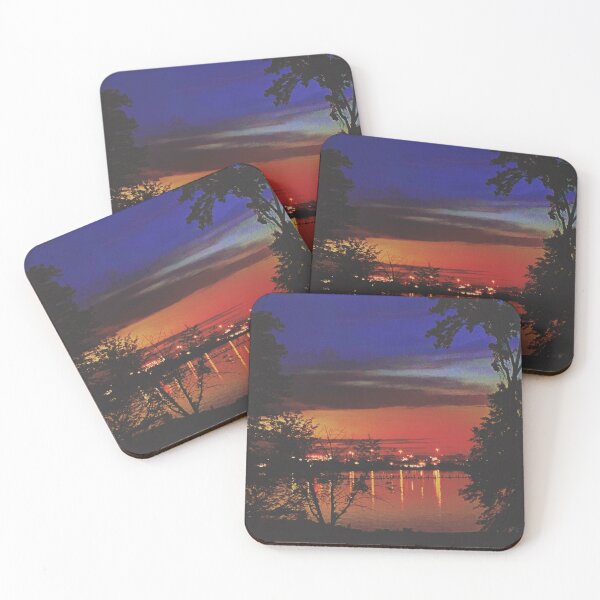 Item preview, Vibrant Sunset Over Water designed and sold by Artondra Hall.