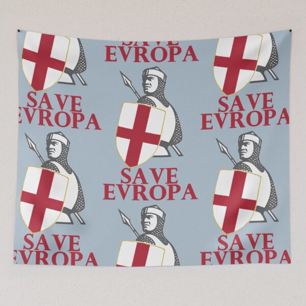 Item preview, SAVE EVROPA | Christian Conservative Crusader Symbol  designed and sold by Based History.