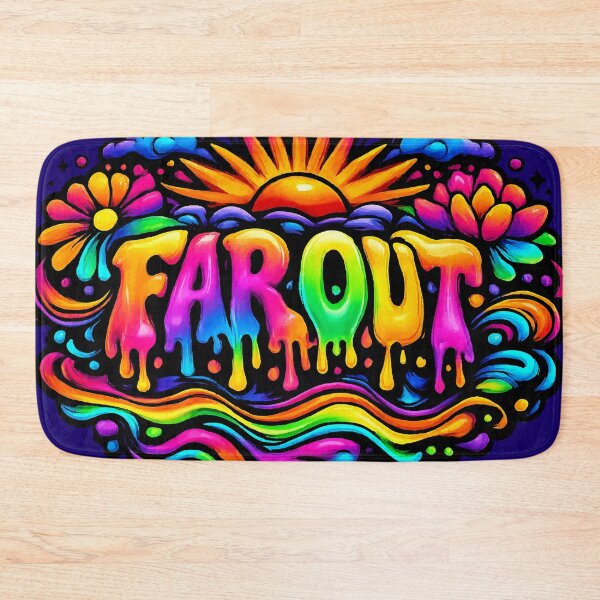 Item preview, Far Out Melting Rainbow - Psychedelic 70s Liquid Art designed and sold by Far Out Goods.