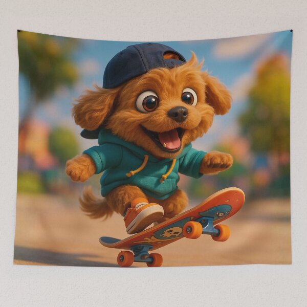 Item preview, Skater Pugapoo designed and sold by Sillytoe.