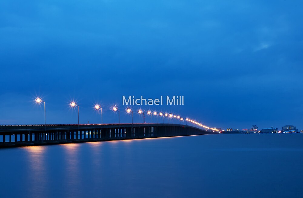 "Bay Bridge to Ocean City Maryland" by Michael Mill