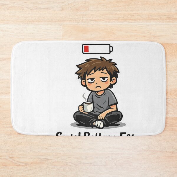 Item preview, Social Battery Low? Introvert Energy Running Out designed and sold by Combat Skies.