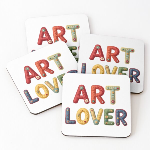 Item preview, ART LOVER - IN COLORFUL FAUX LETTERING designed and sold by AlexOBrienArt.