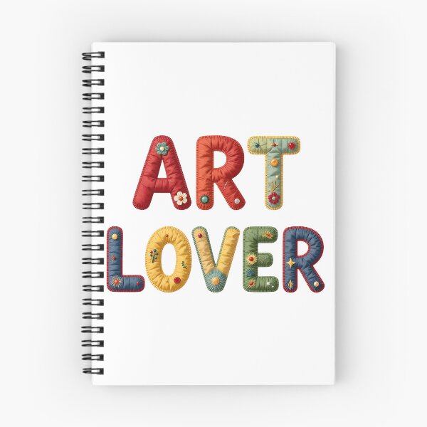 Item preview, ART LOVER - IN COLORFUL FAUX LETTERING designed and sold by AlexOBrienArt.