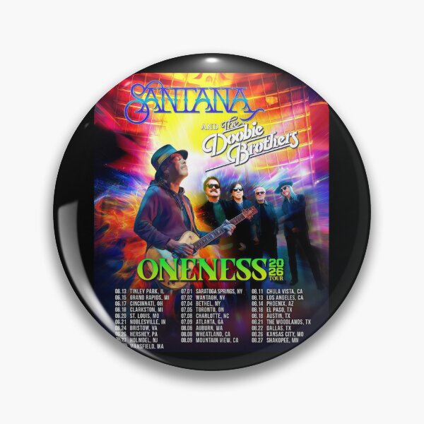 Item preview, Santana Oneness Tour Dates 2026 Iseng designed and sold by rgooley3s.