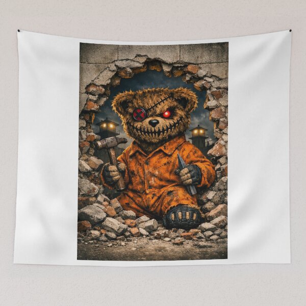 Item preview, Jailbreaking Evil Teddy Death Bear   designed and sold by Gunnar Hermansen.