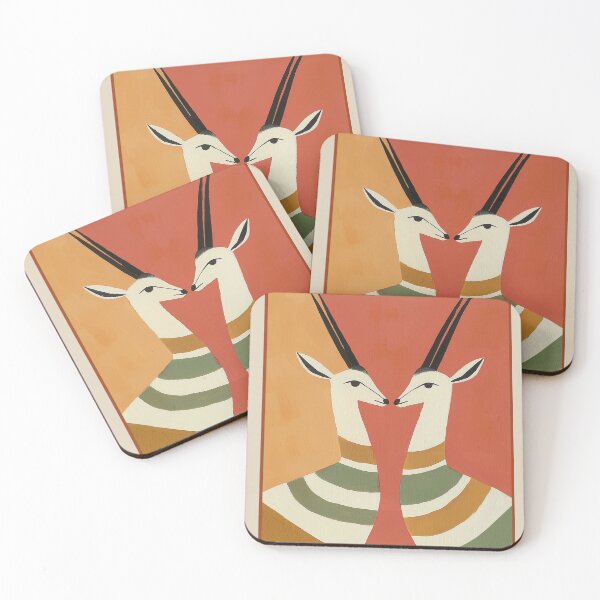 Item preview, Two Gazelles in Stillness designed and sold by Branka Kodzoman.