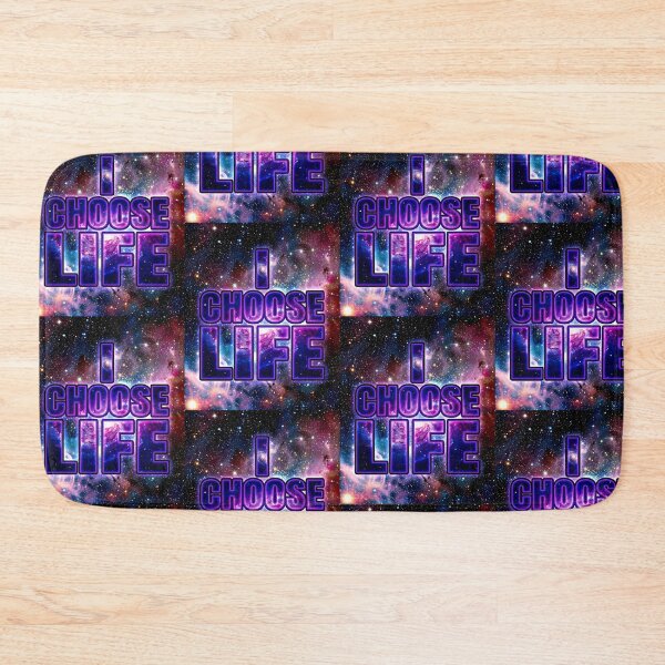 Item preview, I Choose Life: Cosmic Neon Inspiration  designed and sold by CloudyCatArt.