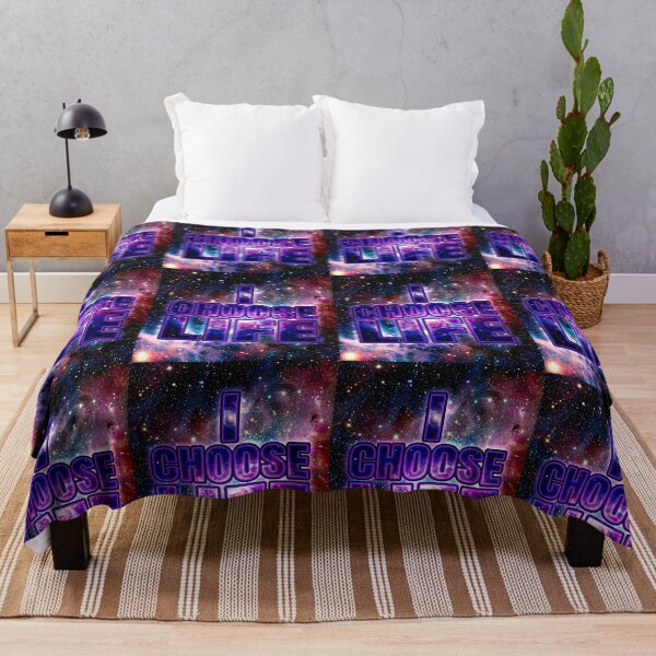 Item preview, I Choose Life: Cosmic Neon Inspiration designed and sold by CloudyCatArt.