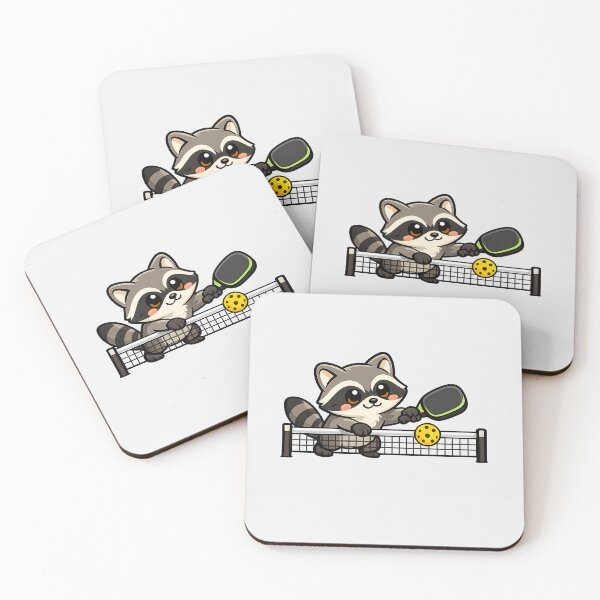Item preview, Cute Raccoon Pickleball Kitchen Dink designed and sold by Ombrya.