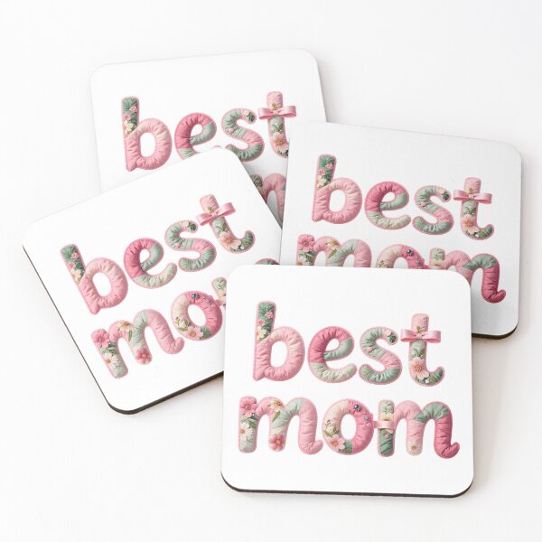 Item preview, BEST MOM - IN FAUX LETTERING designed and sold by AlexOBrienArt.