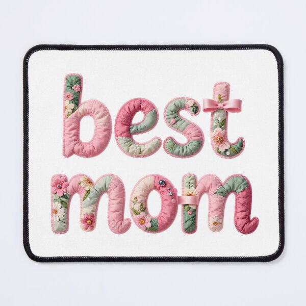 Item preview, BEST MOM - IN FAUX LETTERING designed and sold by AlexOBrienArt.