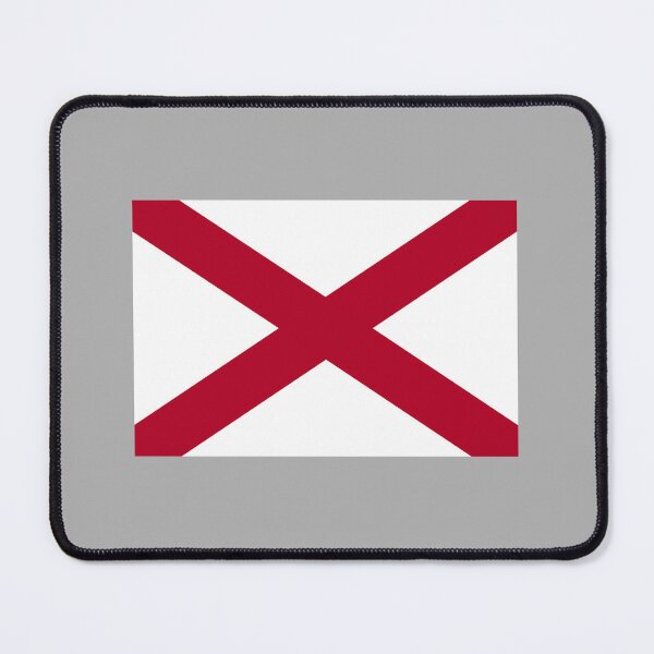 Item preview, Alabama State Flag with Red St Andrew Cross | Classic Crimson Saltire Southern Pride Design designed and sold by American Spirit.