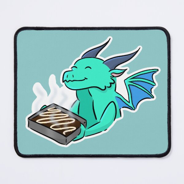 Item preview, Dragon Baking Brownies designed and sold by Addi Does Art.