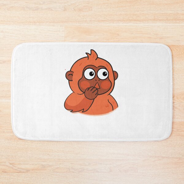 Item preview, Cute Surprised Monkey Cartoon designed and sold by 1234saad.