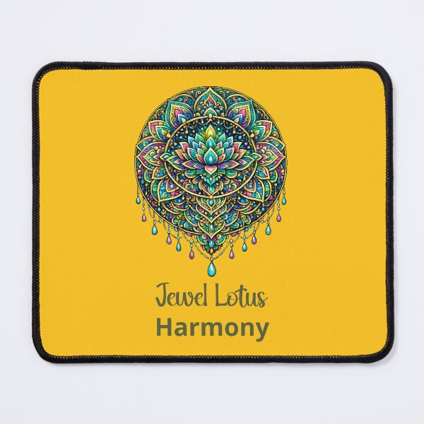 Item preview, Jewel Lotus Mandala – Harmony & Elegance designed and sold by lmartes.