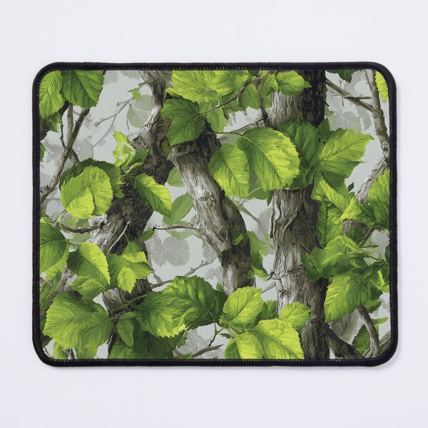 Item preview, Neon Green Birch Tree Camouflage Design with Bright Leaves and Realistic Woodland Forest Detail designed and sold by meganohm.