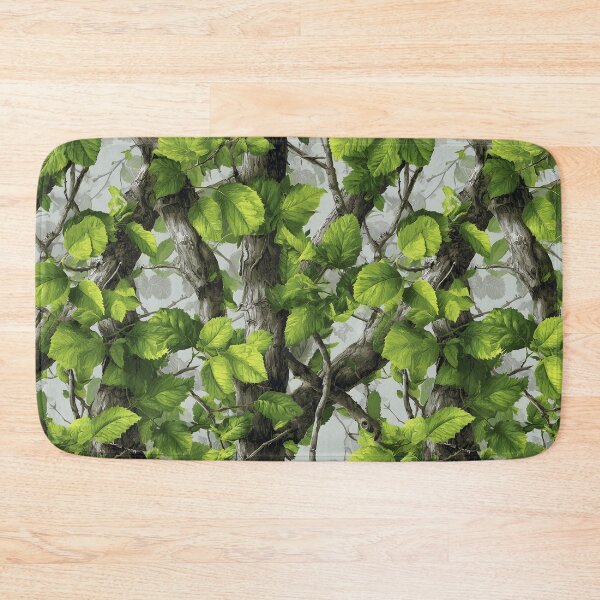 Item preview, Neon Green Birch Tree Camouflage Design with Bright Leaves and Realistic Woodland Forest Detail designed and sold by meganohm.